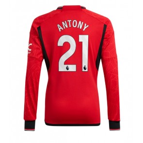 Manchester United Antony #21 Replika Hjemmebanetrøje 2023-24 Langærmet